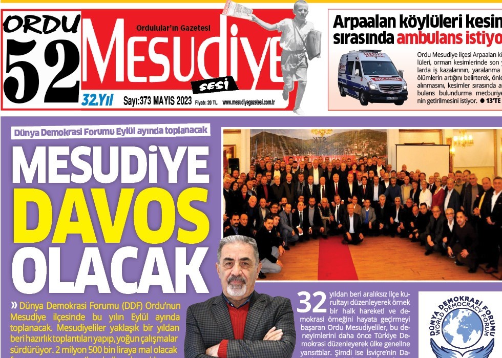 MESUDİYE DAVOS OLACAK