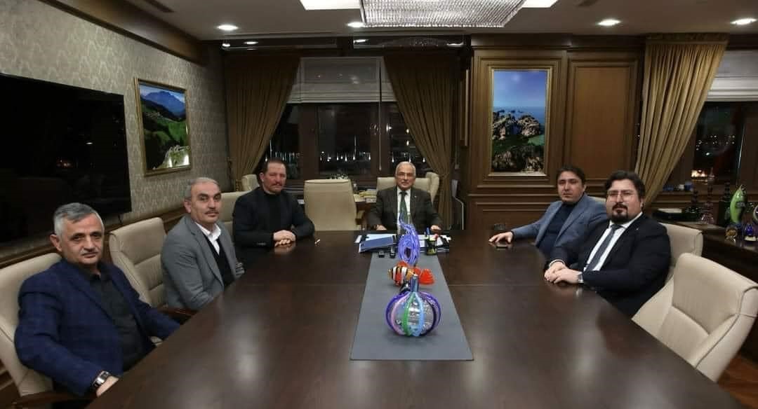 AK PARTİ GÖLKÖY BAŞKAN ADAY ADAYLARI OBB BAŞKANI GÜLER’İ ZİYARET ETTİ