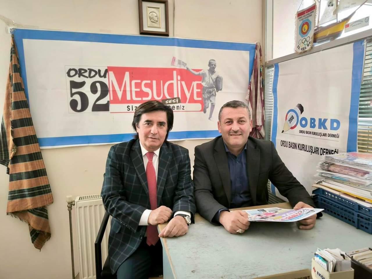 Mesudiye Belediye Başkanı Cengiz Koçyiğit, ALNIMIZ AK BAŞIMIZ DİK