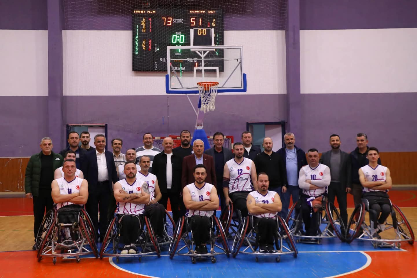 Ordu Büyükşehir Belediyesi Tekerlekli Basketbol Takımı Pendik'i Farkla Geçti