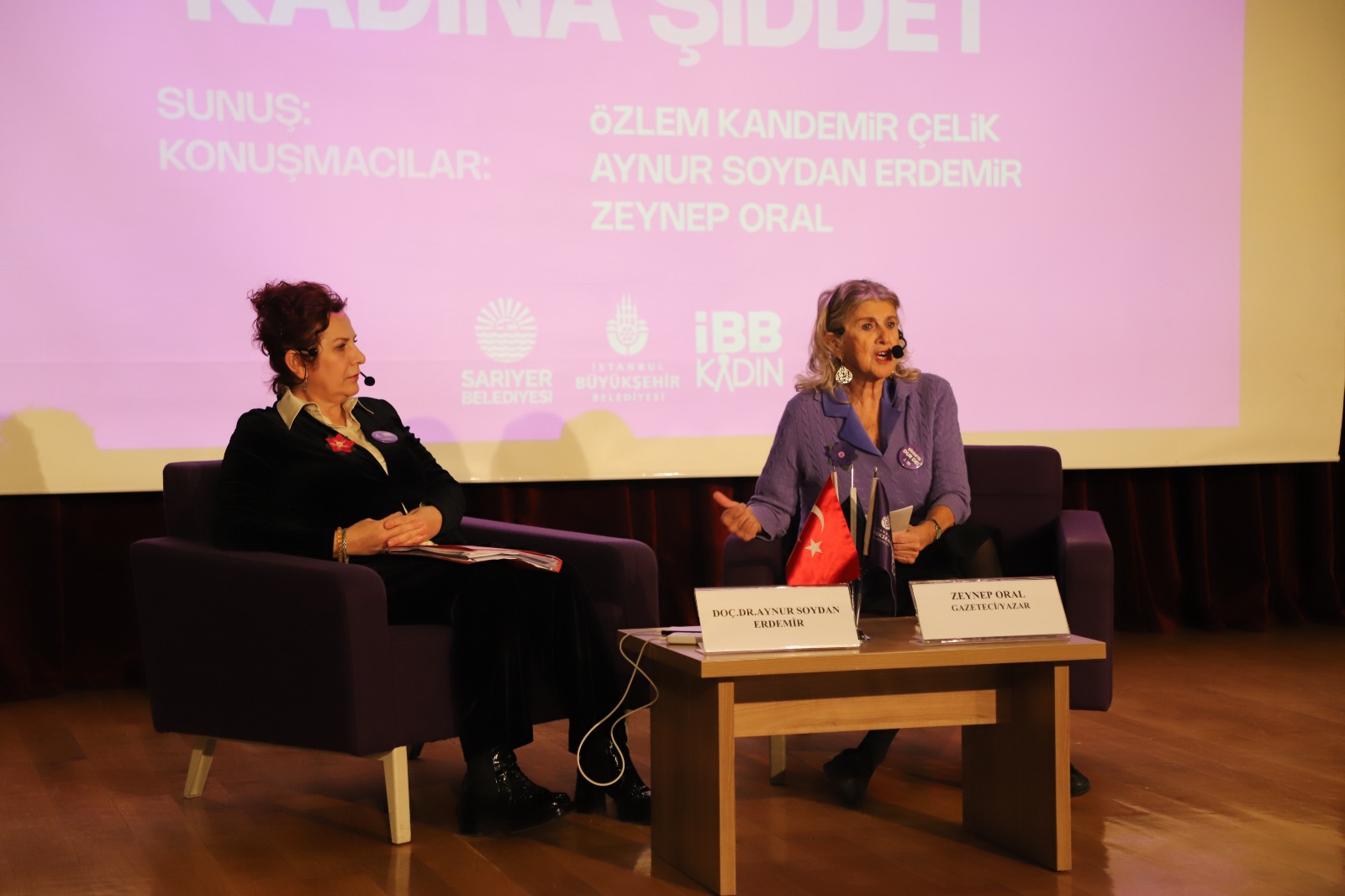 SARIYER’DE KADINLARA YÖNELİK ŞİDDET KONUŞULDU