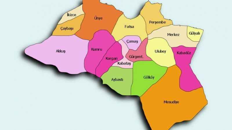 ORDU İLÇE NÜFUSLARI AÇIKLANDI