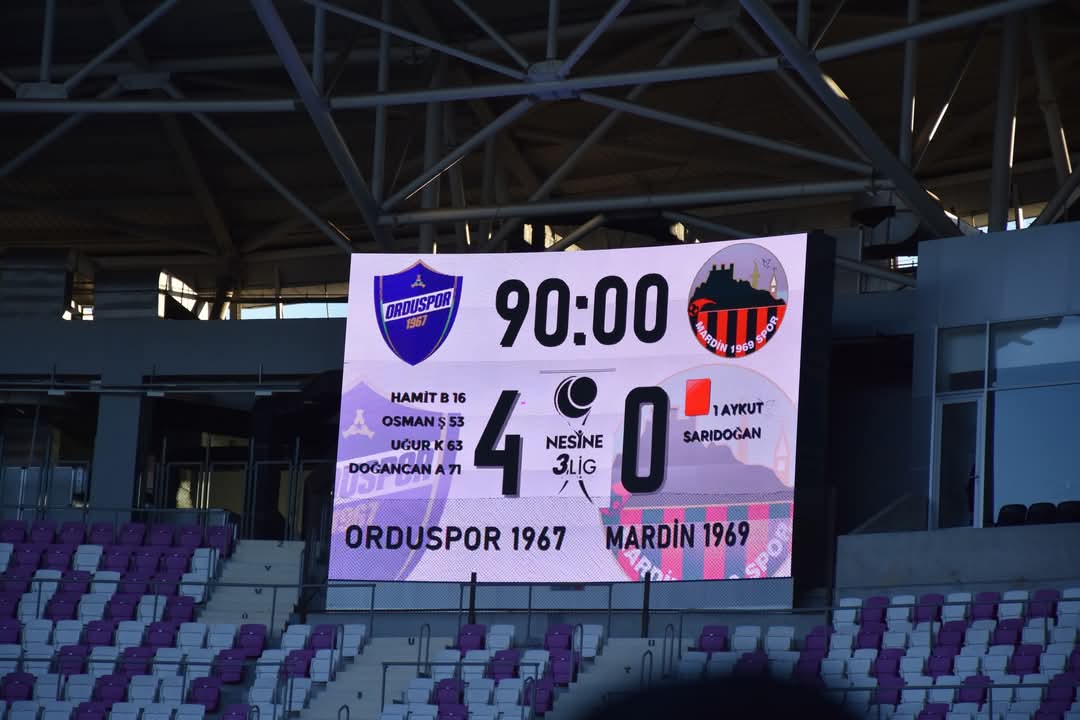 Orduspor 1967, Yeni Ordu 19 Eylül Stadı'nda Zaferle Coştu!