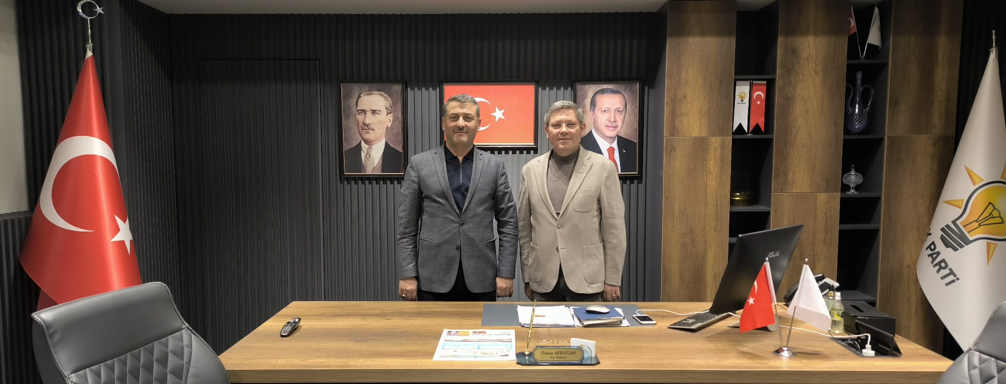 MESUDİYE BELEDİYE BAŞKANI CENGİZ KOÇYİĞİT, AK PARTİ BEYKOZ İLÇE BAŞKANI ÖZKAN AYDUĞAN'I ZİYARET ETTİ