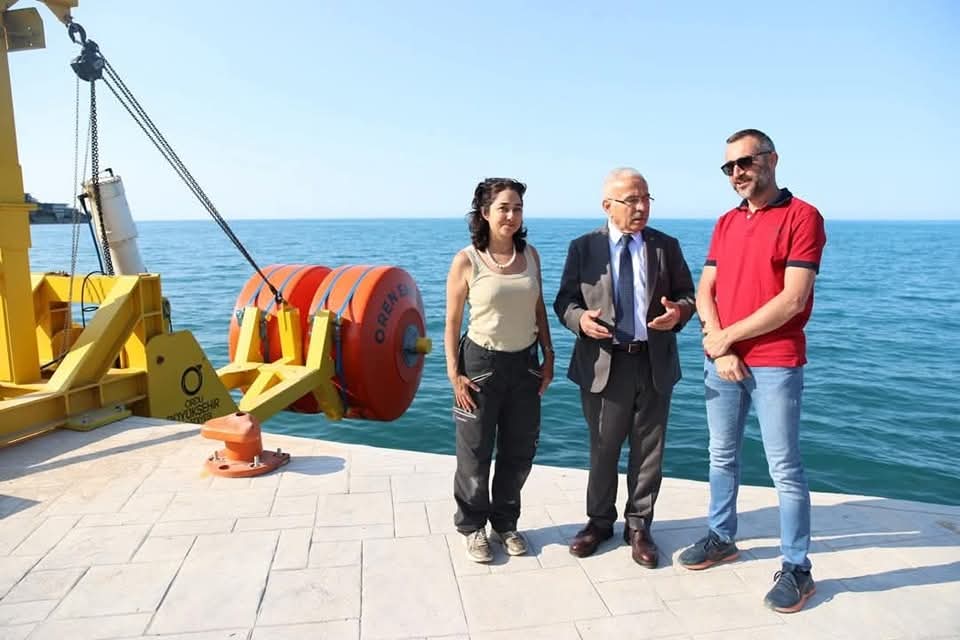 DENİZDEN ELEKTRİK ÜRETİMİ İLK KEZ ORDU'DA BAŞLADI