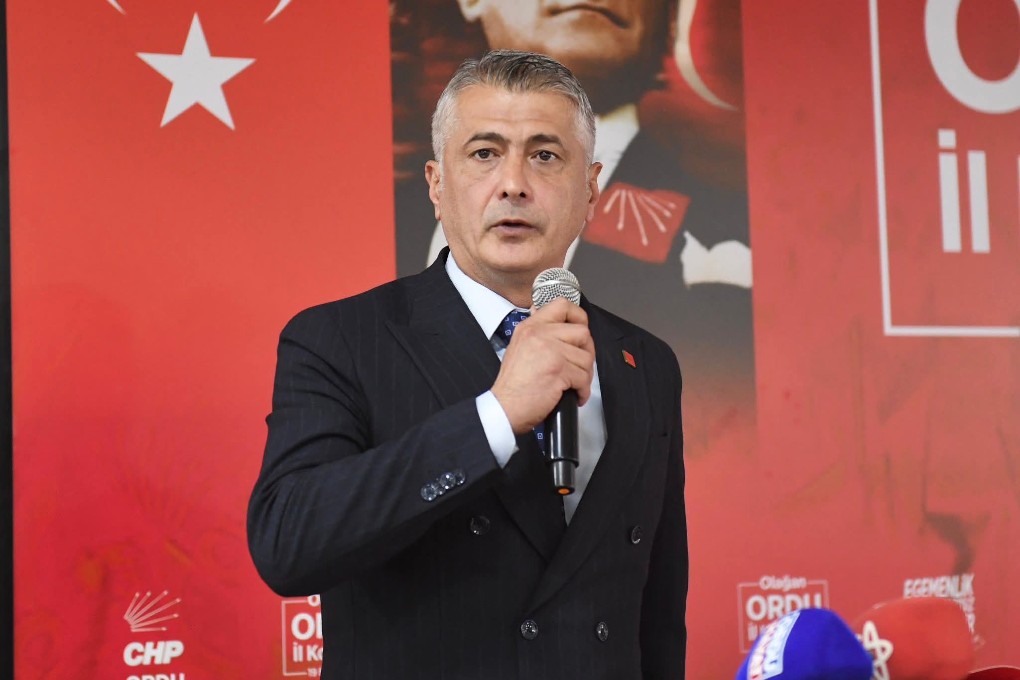 BÜLENT AKPINAR CHP ORDU İL BAŞKANLIĞINA YENİDEN SEÇİLDİ
