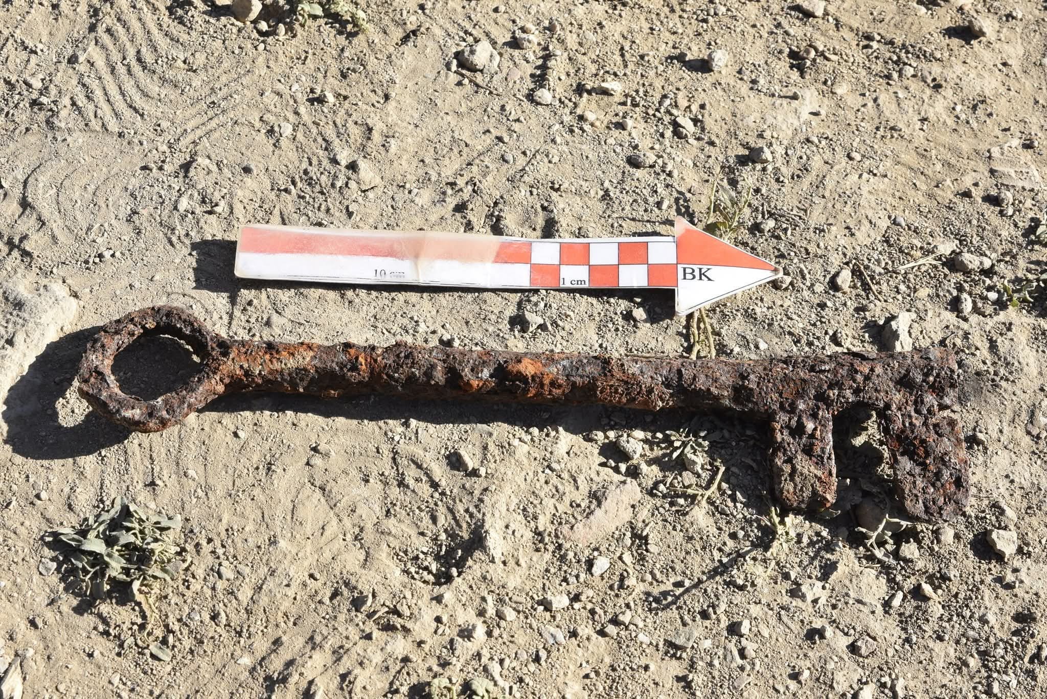 KAZIDA KALENİN ANAHTARI BULUNDU