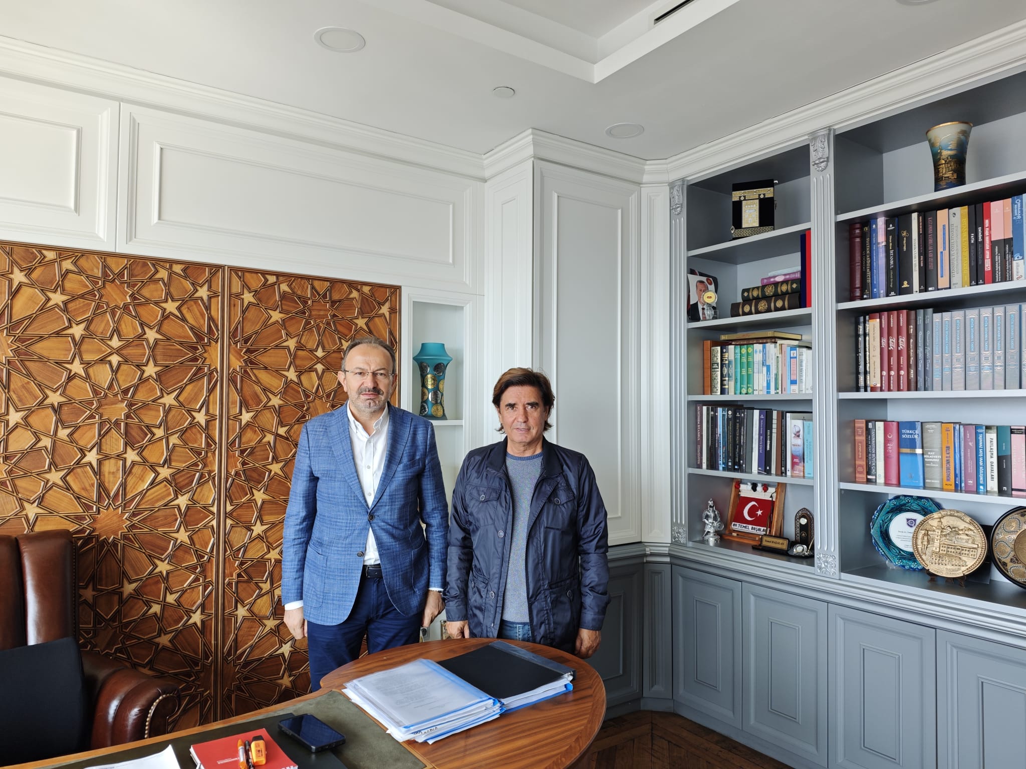 OBKD BAŞKANI UZUNYURT AK PARTİ YEREL YÖNETİM BAŞKAN YARDIMCISI TEMEL BAŞALAN'I ZİYARET ETTİ