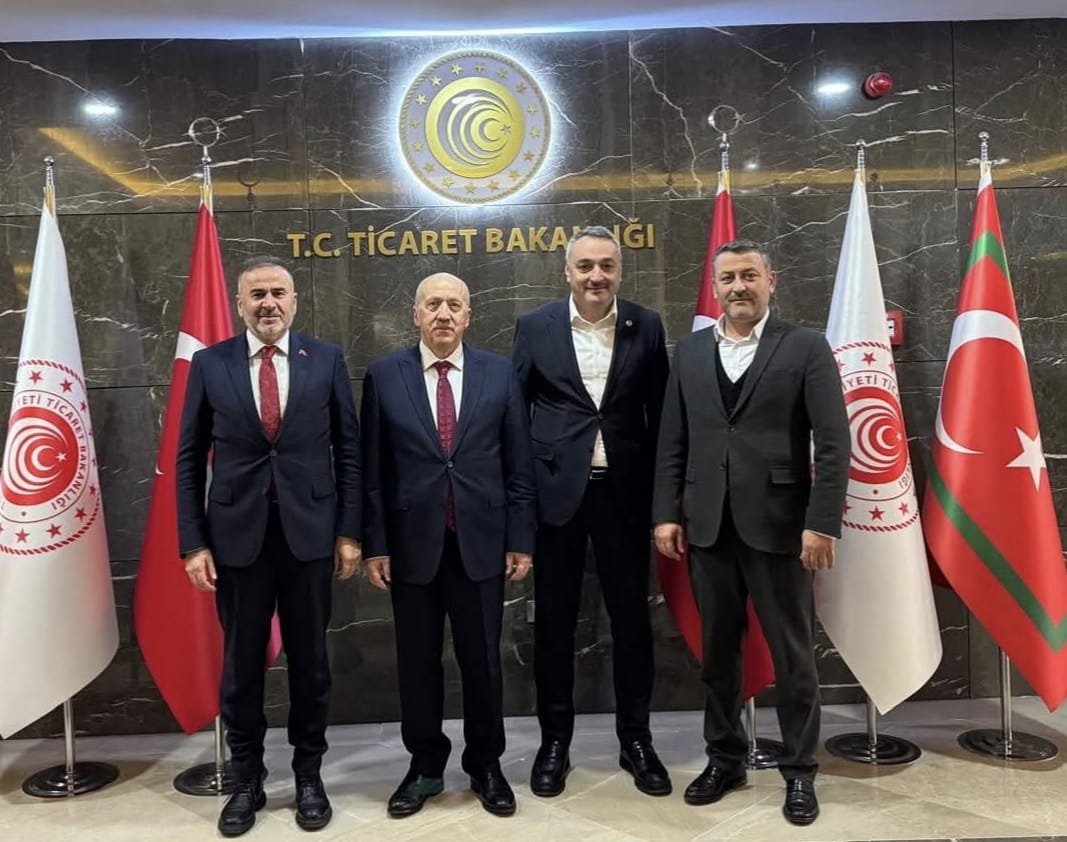 3 BELEDİYE BAŞKANINDAN TİCARET BAKAN YARDIMCISINA ZİYARET